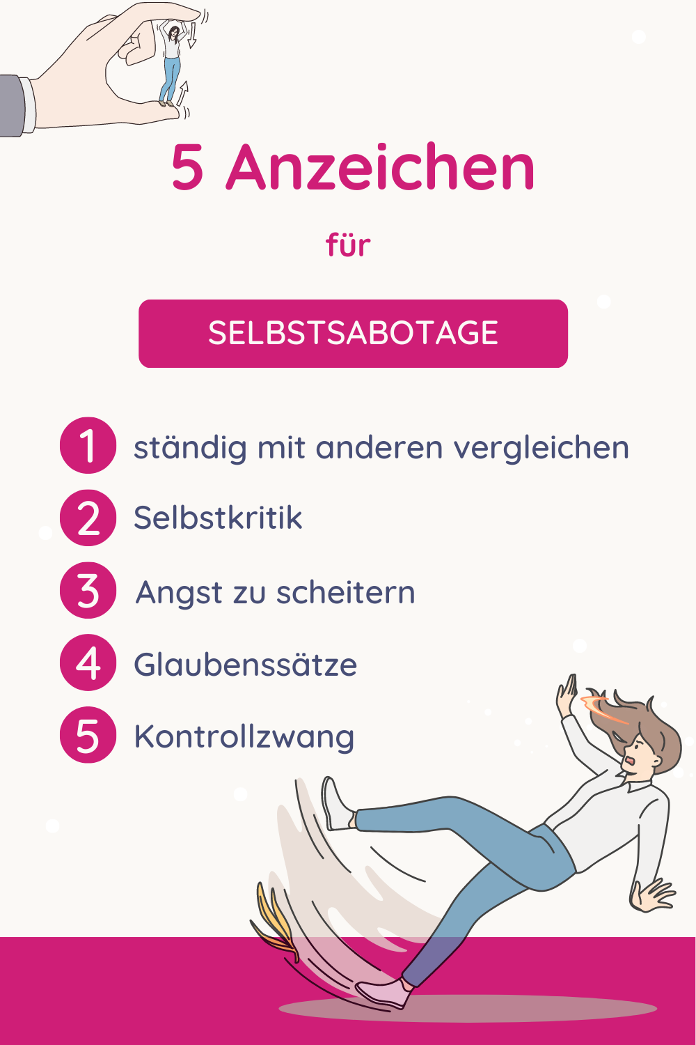 5 Anzeichen für Selbstsabotage